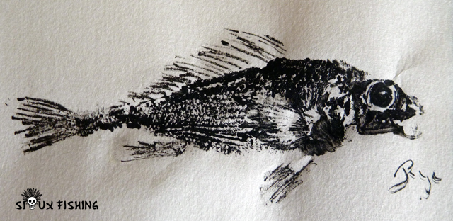 Gyotaku de grémille